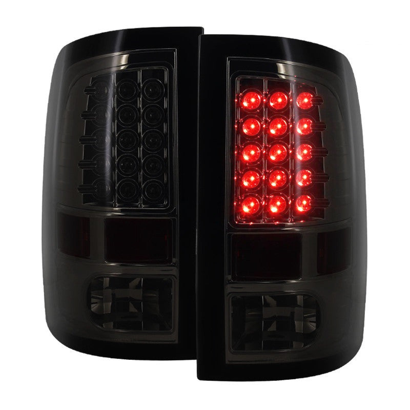 Spec-D 09-Up Dodge Ram Led Tail Lights Smoke Lens