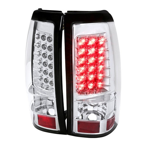 Spec-D 03-06 Chevrolet Silverado Led Tail Lights Chrome (LT-SIV03CLED-TM)