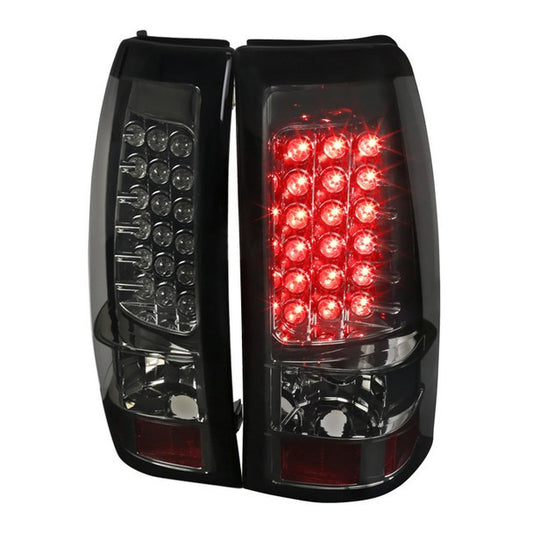 Spec-D 03-06 Chevrolet Silverado Led Tail Lights Smoke (LT-SIV03GLED-TM)