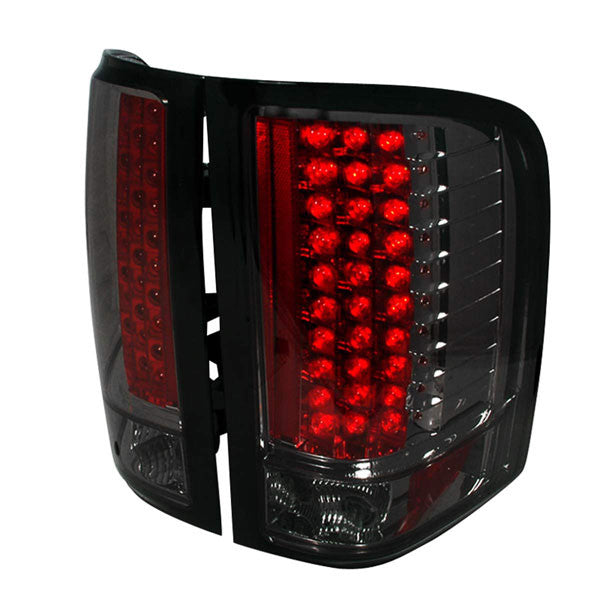 Spec-D 07-11 Chevrolet Silverado Led Tail Lights Smoke