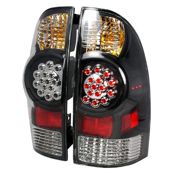 Spec-D 05-10 Toyota Tacoma Led Tail Lights Black