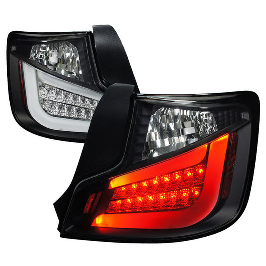 Spec-D 2011 Only Scion Tc Led Tail Lights Black Housing (LT-TC10JMLED-TM)