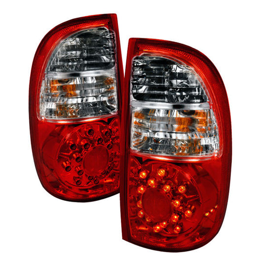 Spec-D 05-06 Toyota Tundra Led Tail Lights Red