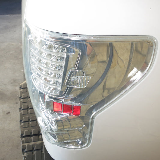 2007-2012 Toyota Tundra LED Spec-D Tail Lights Chrome Housing