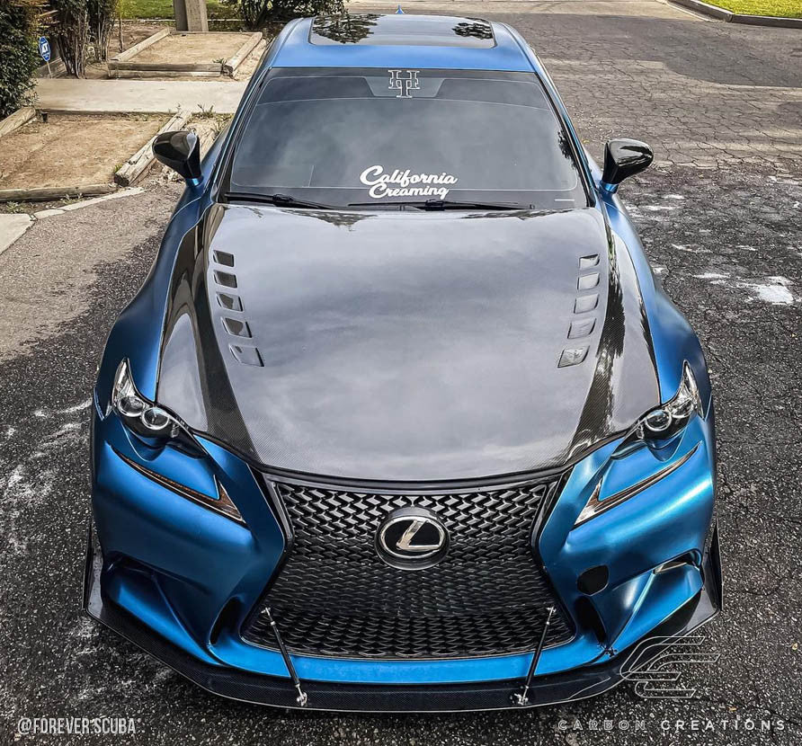 2014-2016 Lexus IS Series IS350 IS250 Carbon Creations Bolt Hood - 1 Piece