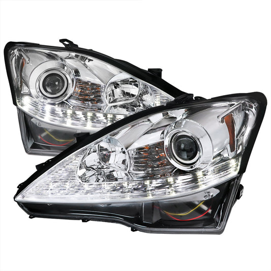 Spec-D 06-10 Lexus IS250 IS350 Projector Headlights Sequential Signal Chrome
