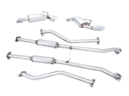 Megan Racing 06-14 370z dual Exhaust Drift Spec polish CatBack Exhaust