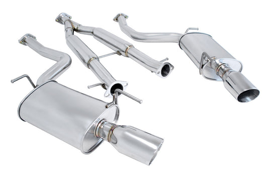 Megan Racing 09+ G37/G37X Stainless Rolled Oval Tips CatBack Exhaust