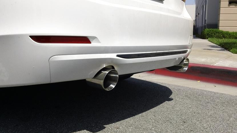 Megan BMW 2012 335i F30 4Dr Roll Tips Axle Back Exhaust