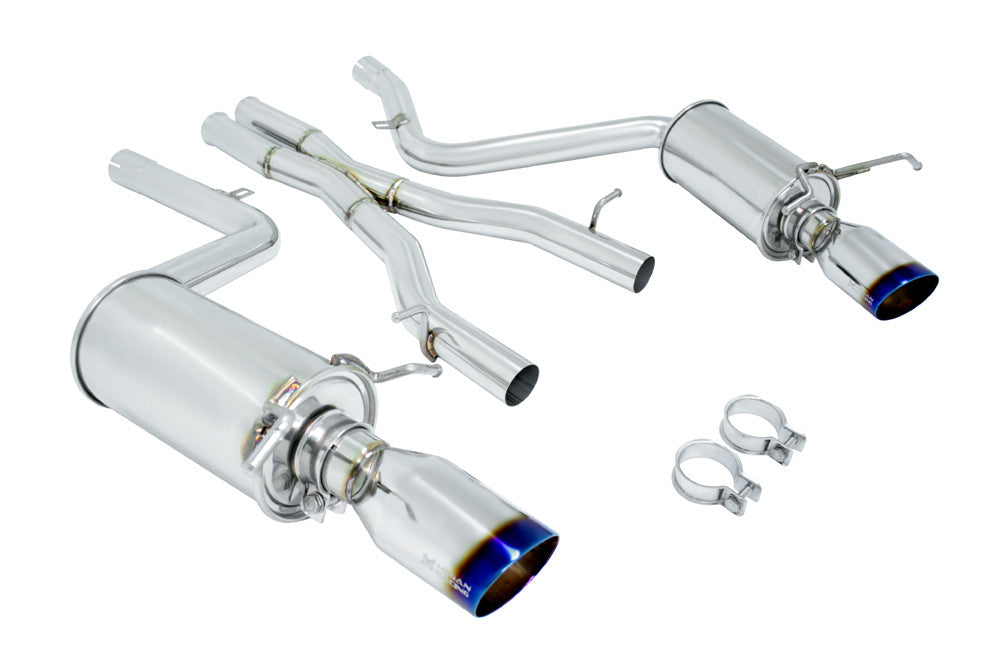 Megan Racing C300C350 V6 4Dr 08-14 Burnt Roll Tips Catback Exhaust