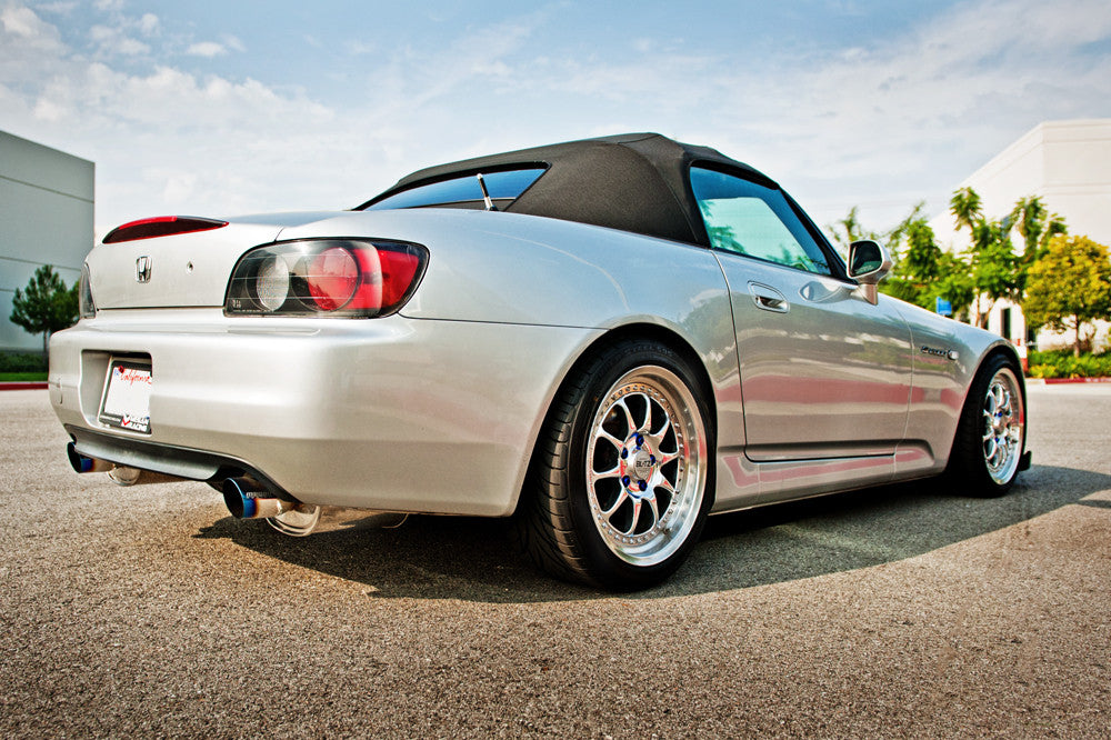 Megan Racing M-VO Oval Universal Muffler Blue Tip s2000