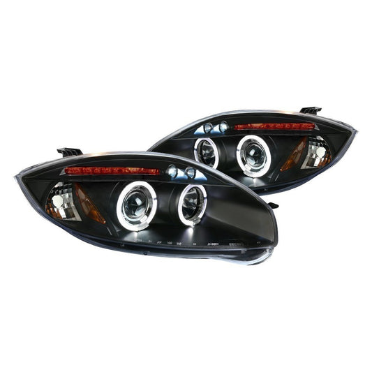 Spec-D 06-08 Mitsubishi Eclipse Halo Projector HeadLights -Black (2LHP-ELP06JM-TM)