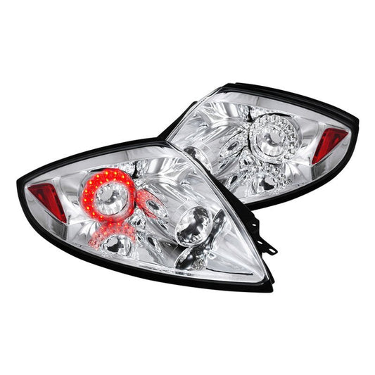 Spec-D 06-08 Mitsubishi Eclipse LED Tail Lights Chrome
