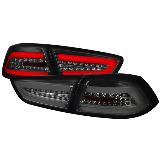 Spec-D 2012 Mitsubishi Evo X Led Tail Lights- Smoke