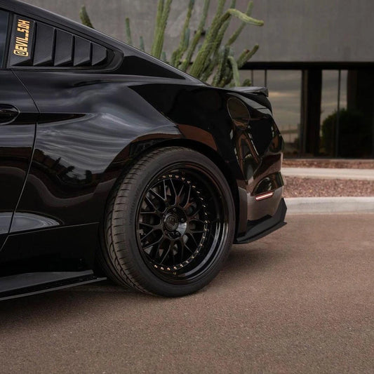 Aodhan AH02 17x8 5x114.3 5x100 ET35 Gloss Black Deep Dish Wheel
