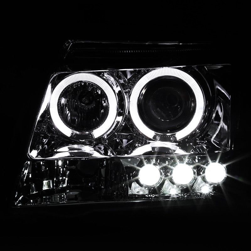 Chrome Clear Lens Headlights For Xterra