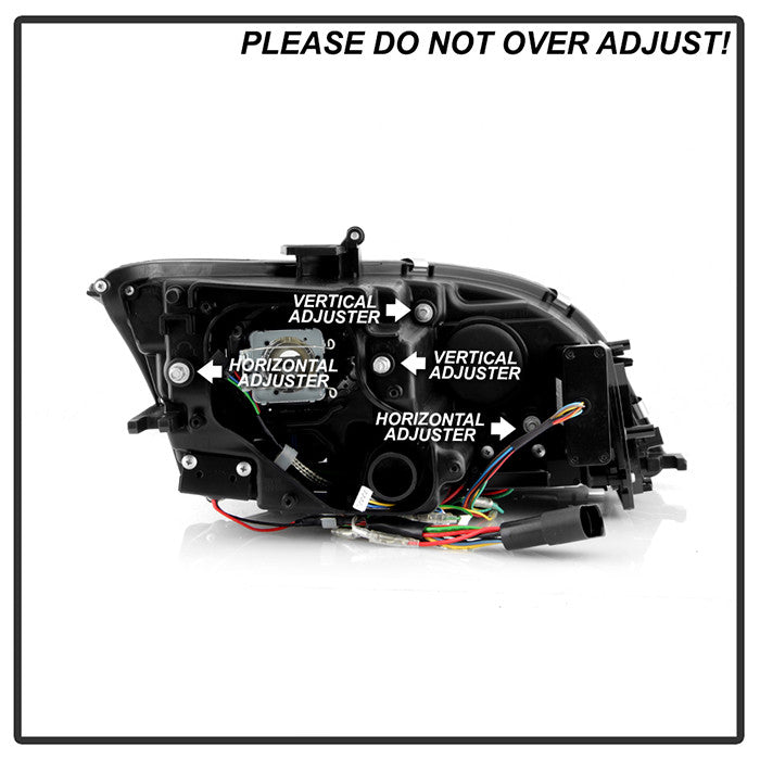 PRO-YD-ATT12HID-AFSSEQ-BK TT projector Headlights Black