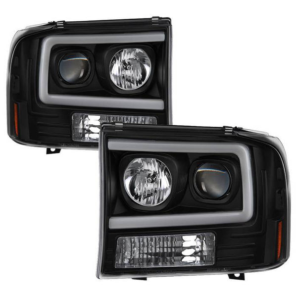 Spyder 00-04 Ford F250 Excursion Projector Headlights V2 Black 1PC ...