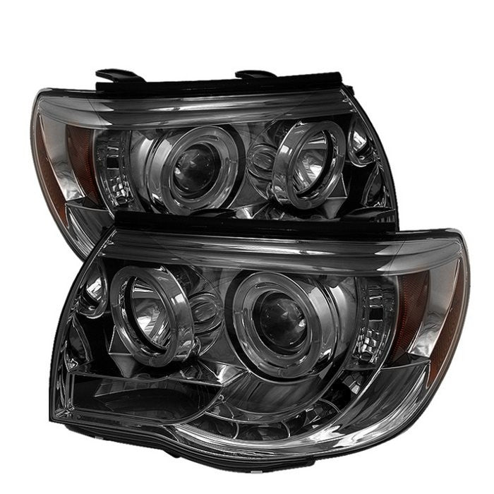 Spyder Toyota Tacoma 05-11 Halo Projector Headlights Smoke