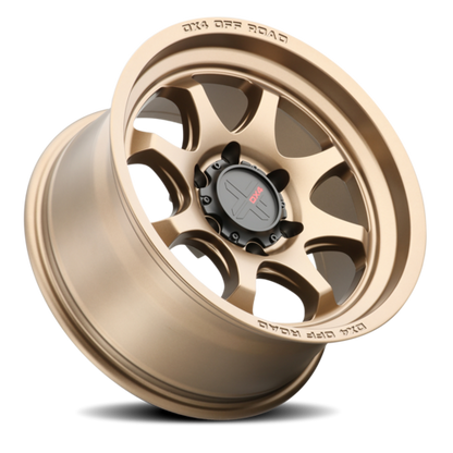 DX4 Rhino 17x8.5 wheels GMC Sierra 1500 Frozen Bronze 4x4 rims