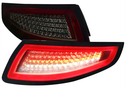 Spec-D 05-08 Porsche 997 911 LED Red Smoked Tail Light