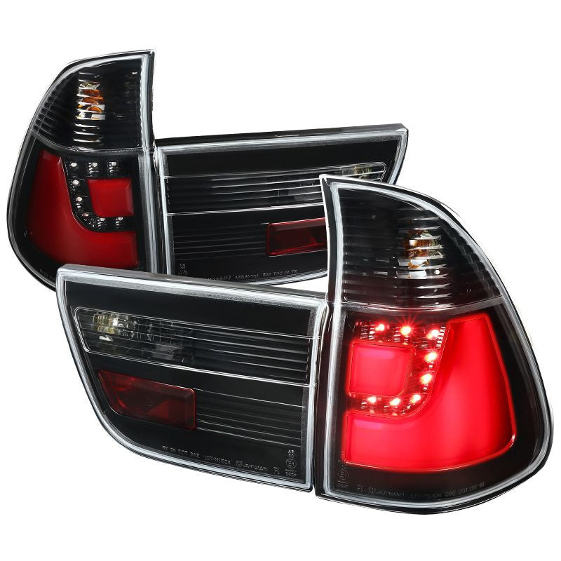 Spec-D 00-06 Bmw E53 Led Tail Lights Black (LT-X500BKLED-TM)