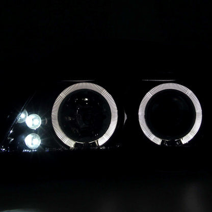 2005-10 Scion Tc Dual Halo Projector Headlights Black Smoked