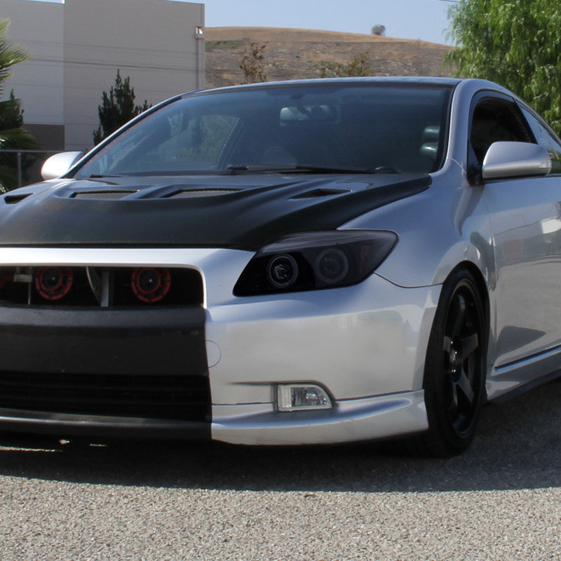 2005-2010 Scion Tc Dual Halo Projector Spec-D Headlights Black SM