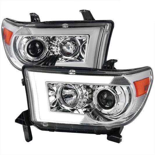 Spec-D 2007-13 Tundra 08-17 Sequential Projector Headlights Sequential Chrome