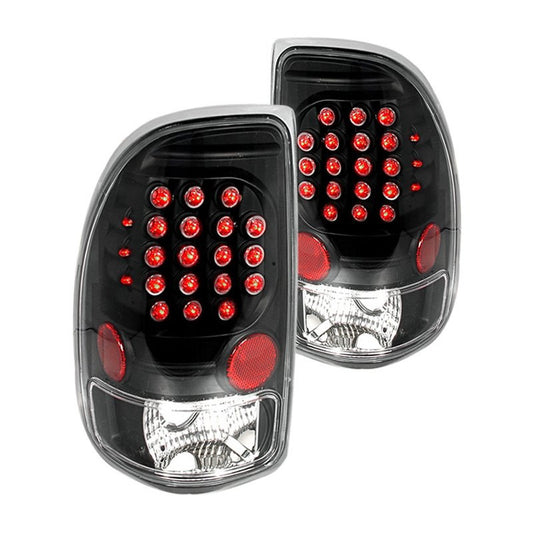 Spec-D 97-04 Dodge Dakota Led Tail Lights Black (LT-DAK97JMLED-KS)