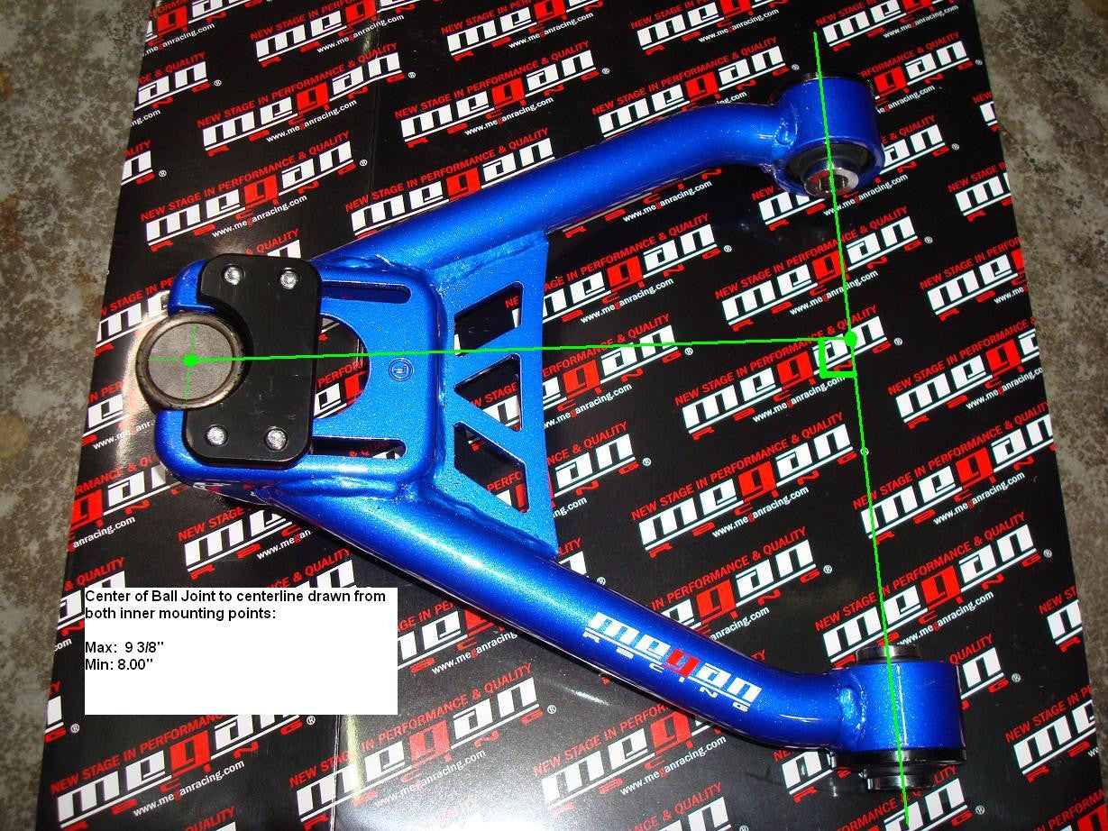 Spherical Bushings S2000 Camber Arms