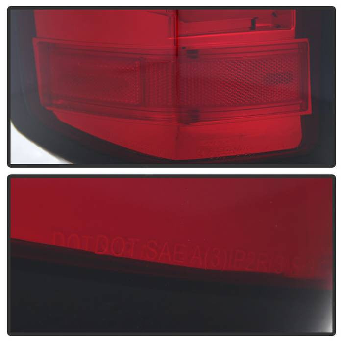Spyder 15-18 Silverado 1500 2500HD 3500HD LED tail lights red