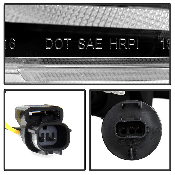 Spyder Apex Honda Civic 16-20 sedan LED Sequential Turn Signal Lights black