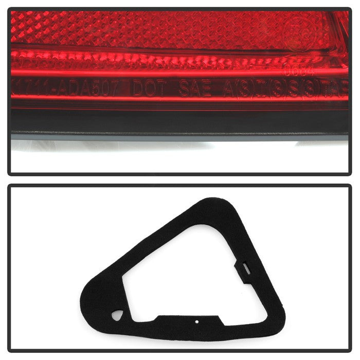 Spyder Audi 08-2012 A5 LED tail lights red LED model