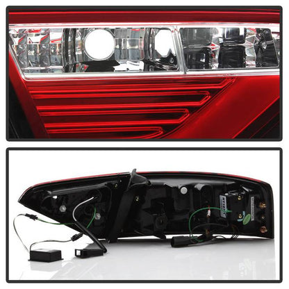 Spyder Audi 2008-12 A5 LED tail lights red LED model