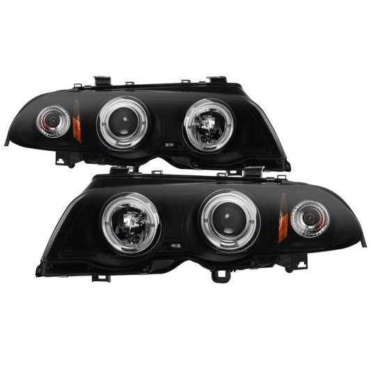 Spyder BMW E46 3-Series 99-01 4DR Projector Headlights Smoke
