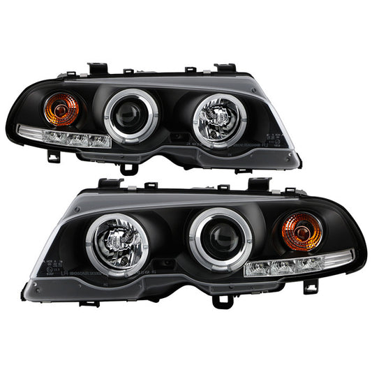 Spyder BMW E46 M3 01-06 2DR projector Headlights Black