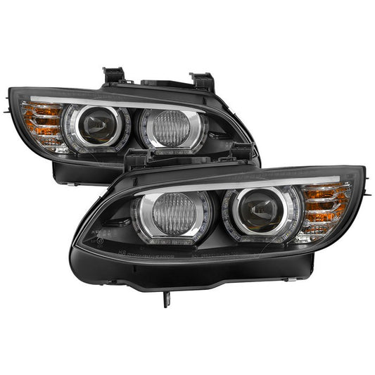 Spyder BMW E92 3 Series 08-10 DRL Pro Headlights Black D1S