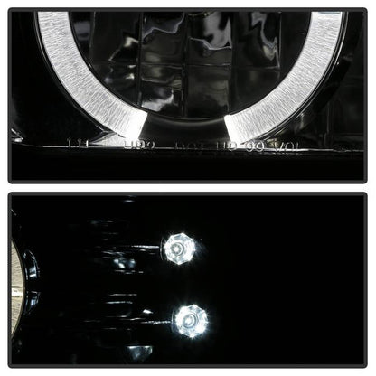 Spyder Chevy Silverado 1500 2500 99-02 3500 01-02 Suburban 1500 2500 00-06 Tahoe 00-06 Projector Halo LED Headlights installed Chrome.jpg