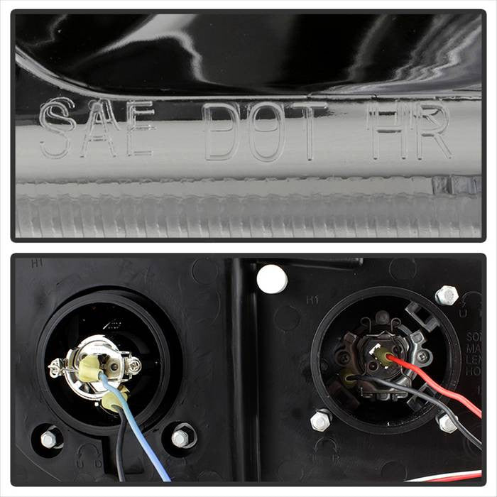 Spyder Chevy Silverado 1500 2500 3500 03-06 Projector Headlights LED Halo Chrome