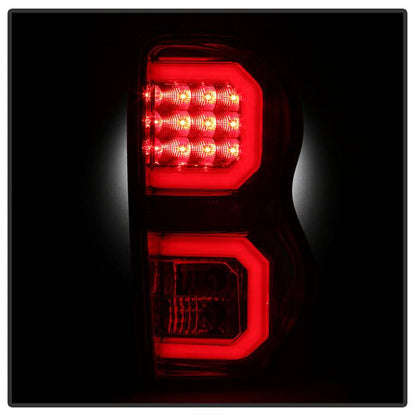 Spyder Dodge 04-09 Durango installed LED tail lights chrome