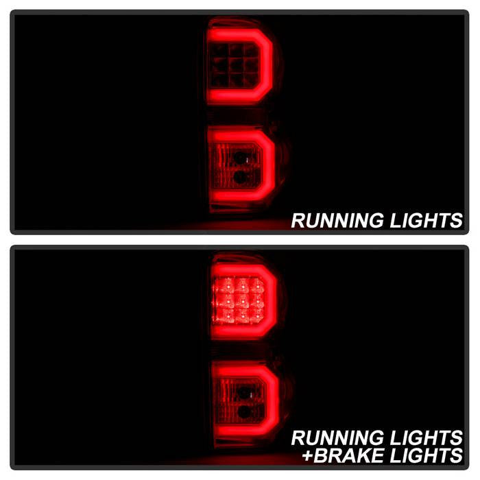 Spyder Dodge 04-09 Durango LED tail lights installed chrome