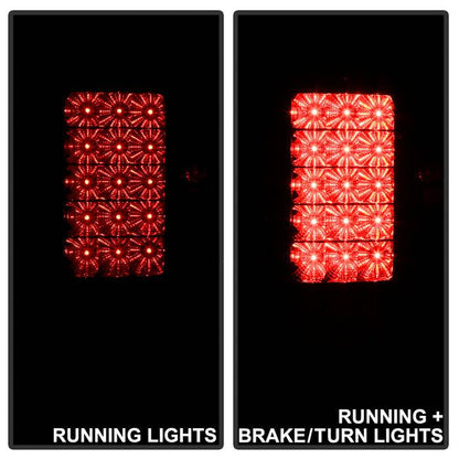 Spyder Dodge 10-18 Ram 1500 2500 3500 LED installed tail lights red