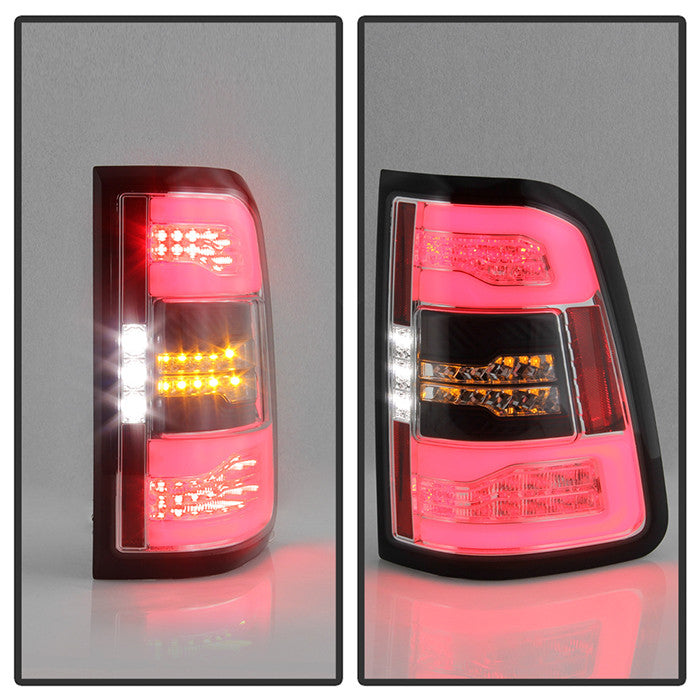 Spyder Dodge 19-20 Ram 1500 sequential LED tail Light chrome Halogen type