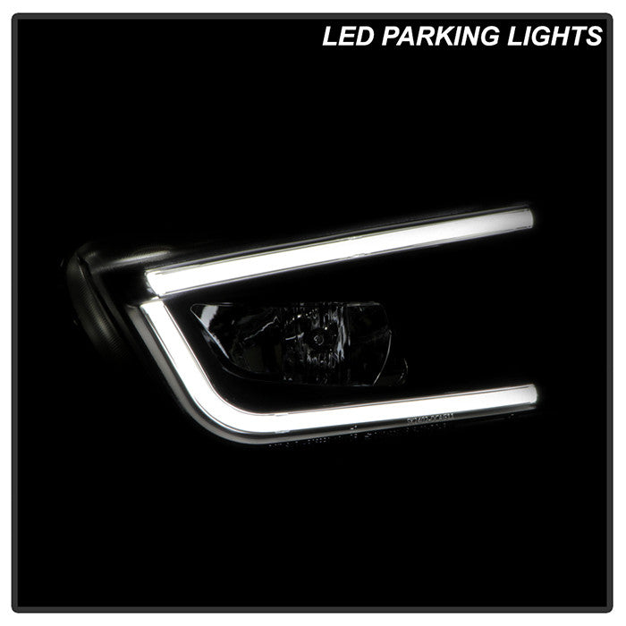 Spyder Dodge Charger 11-14 LED Tube DRL Projector Headlights Black installed