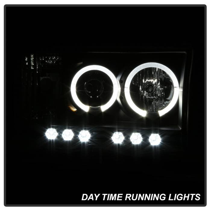 Dodge Ram 1500 2500 3500 03-05 Halo Pro Headlights  daytime running lights