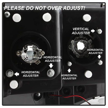 Dodge Ram 1500 2500 3500 03-05 LED Bar Headlights adjustment for adjuster