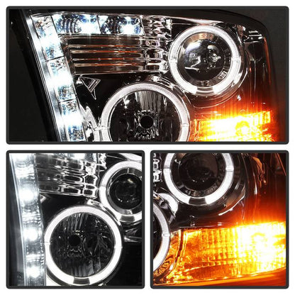 PRO-YD-DR09-HL-C lights on showing daytime running lights halo