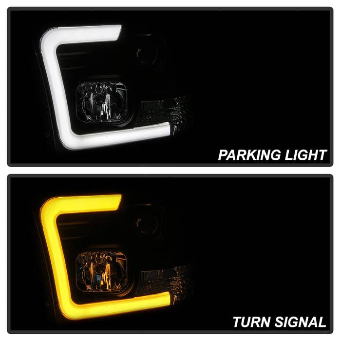 PRO-YD-DR09V2-SB-BK parking light turn signal showing turning on lights