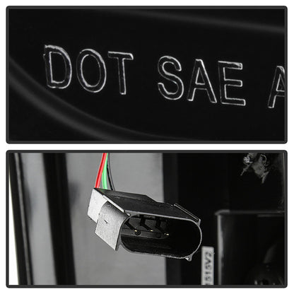 Spyder Ford 15-17 F150 LED bar tail lights All black